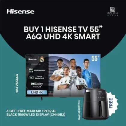 Hisense TV 55 Inch A6Q UHD 4K Smart