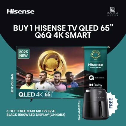 Hisense TV QLED 65 Inch Q6Q 4K Smart