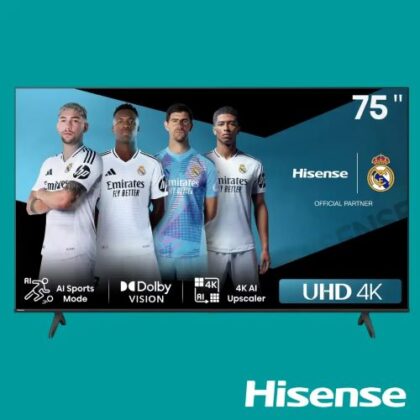 Hisense TV UHD 75 Inch A6N 4K Smart VIDAA