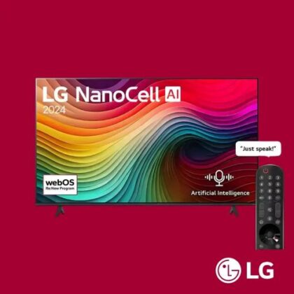 LG TV 86 Inch NanoCell 4K Smart with AI Magic Remote